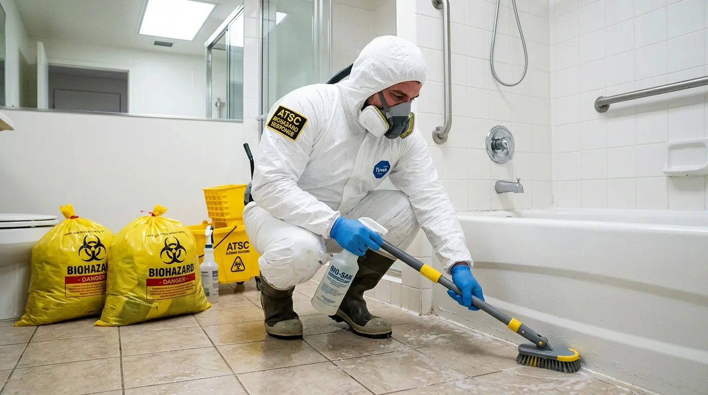 Decontamination equipment deployed for Blood Cleanup in Lenoir City